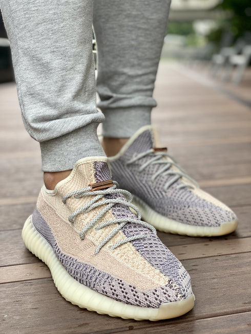 Yeezy Laces 3M Reflective Static Ash Pearl Cream Rope Laces